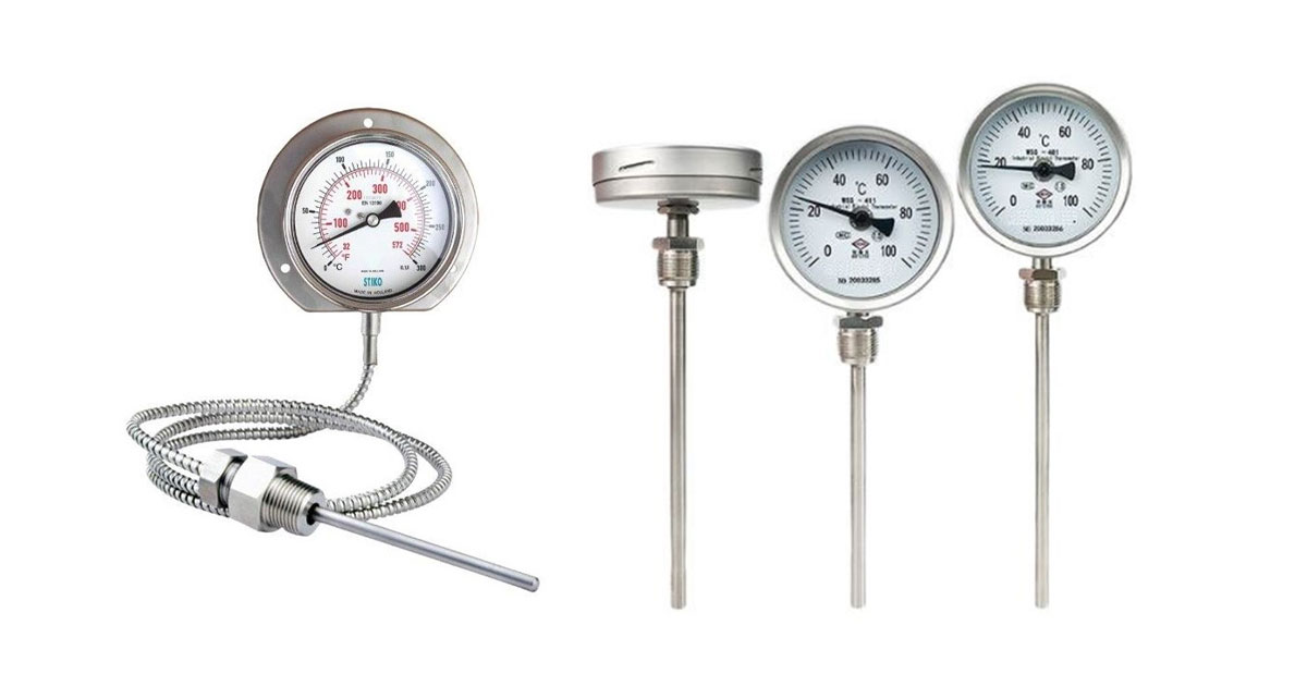 Các loại đồng hồ đo nhiệt độ thông dụng 